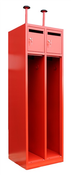 Feuerwehr Spind 30 cm Abteilbreite